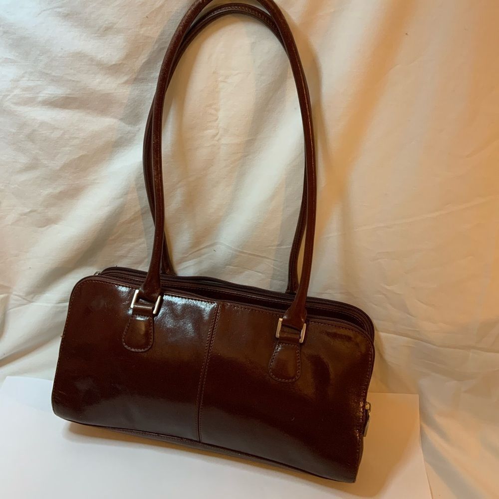 HOBO International Reddish brown Leather Shoulder Bag Double Strap